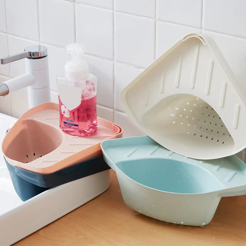 

Multifunctional Draining Rack Sink Corner Sponge Storage Shelf for Kitchen 2020