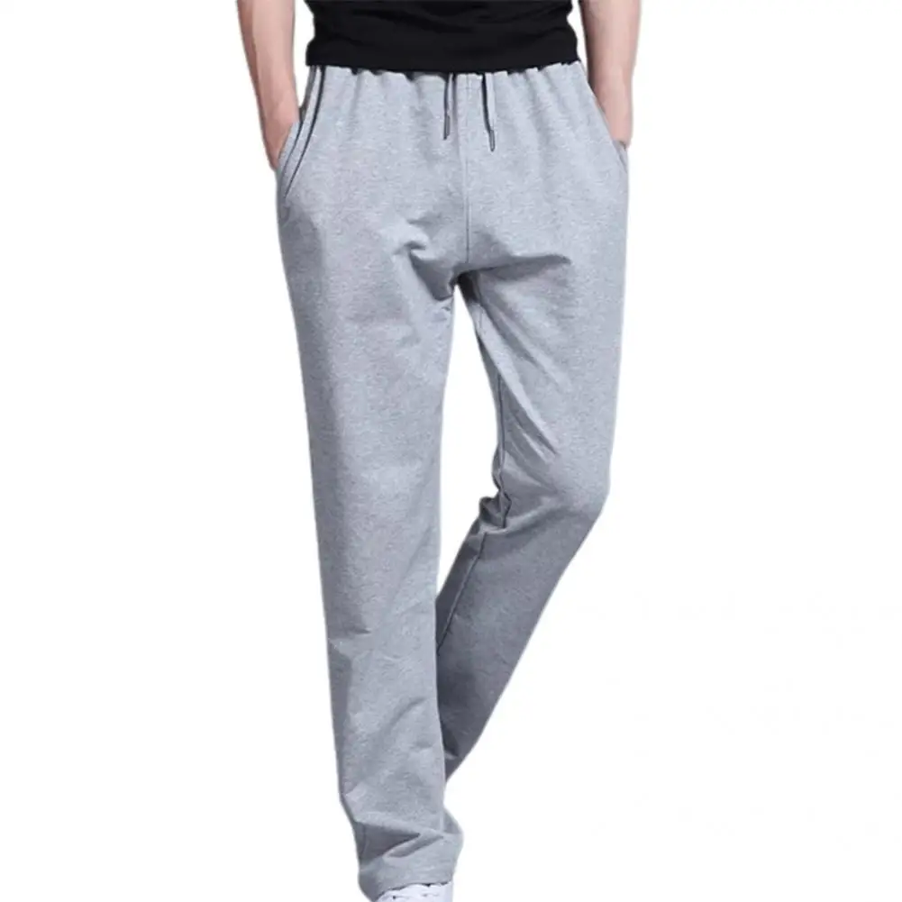 

Men Pants Pockets Clothes Easy to Wash Comfy Casual Long Pants Sports Trousers for Outdoor