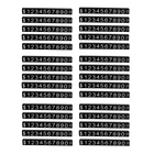 30 комплектов ценников кубические монтажные блоки стики регулируемые цифры буквы цена дисплей счетчик стенд этикетка розничный магазин аксессуары