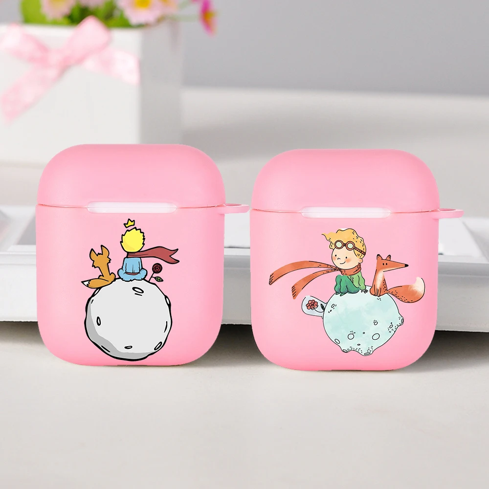 

Silicone Cover for Airpods 1/2 Earphone Angel Little Prince Cartoon Protector Fundas Airpods Case Air Pods Charging Box Bags