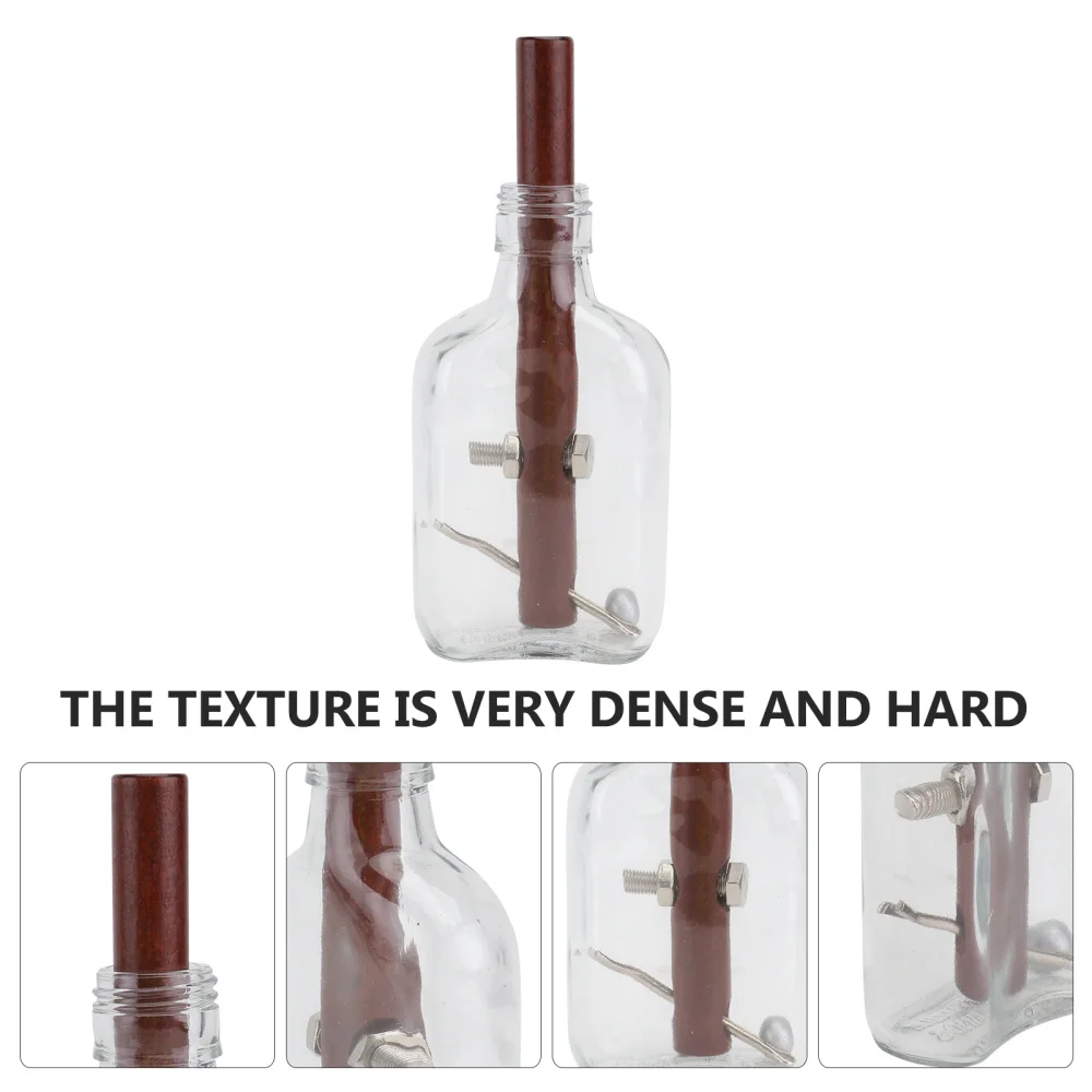 

1PC Creative Bottle Unlock Educational Adult Kid (White Brown)