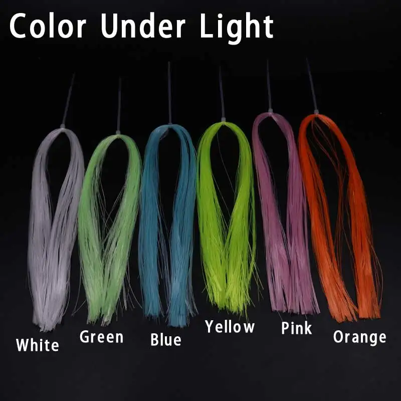 Elllv 3 упаковки рыболовные приманки для морской рыбалки блестящий материал УФ