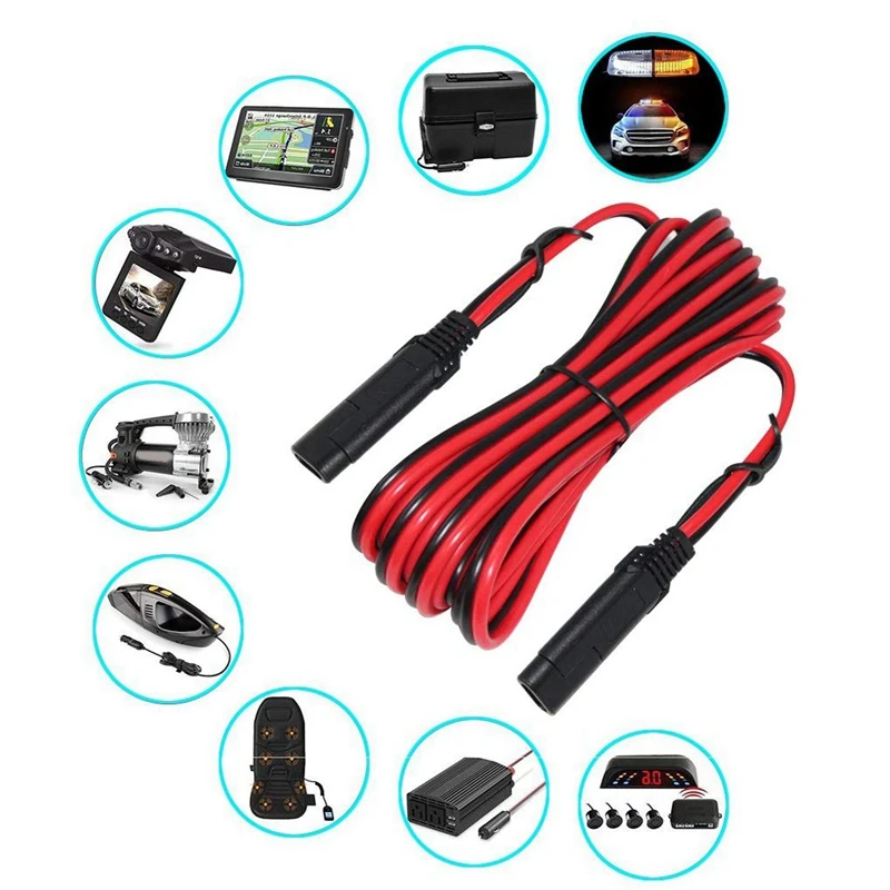 6 5 футов 14AWG SAE к Удлинительный кабель быстроразъемный провод жгут DC разъем шнура