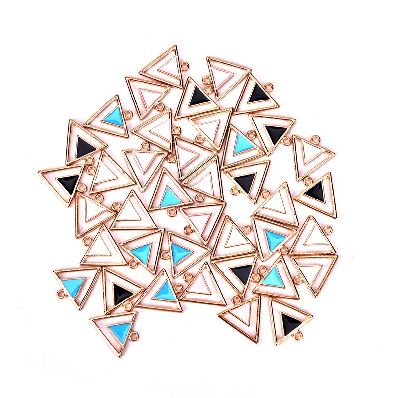 10 шт./компл. креативные квадратные треугольные подвески геометрическая форма