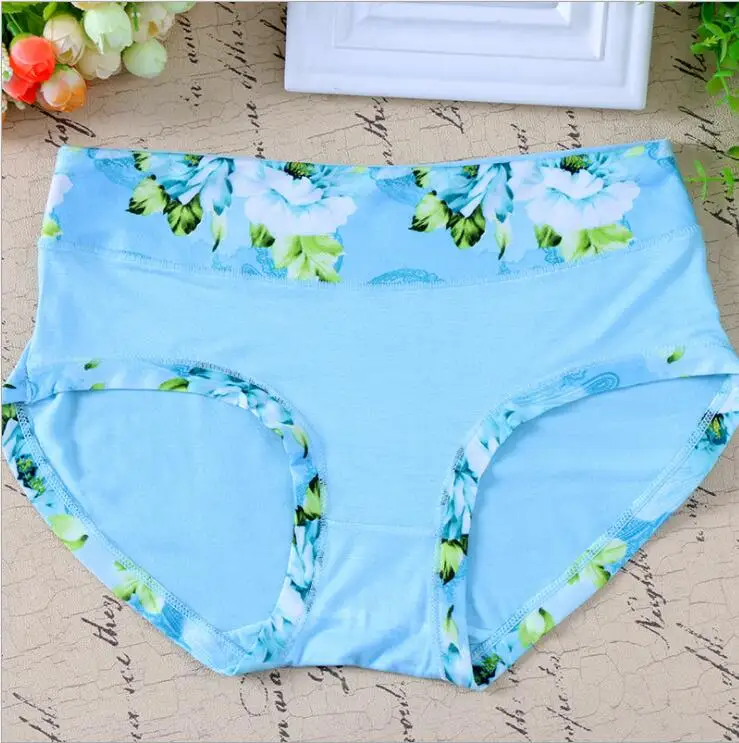 Женские трусики нижнее белье сексуальное женские из модала с цветами мягкие