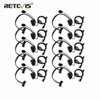 10 шт. 2Pin K Plug рация гарнитура губка наушник PTT микрофон для Kenwood TH-D7Baofeng UV-5R UV-82Retevis H777 RT22