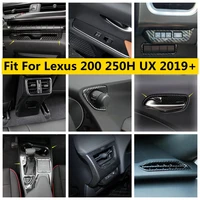 head lamp gear panel dashboard ac air cover kit trim abs carbon fiber accessories interior for lexus ux 200 250h 2019 2022