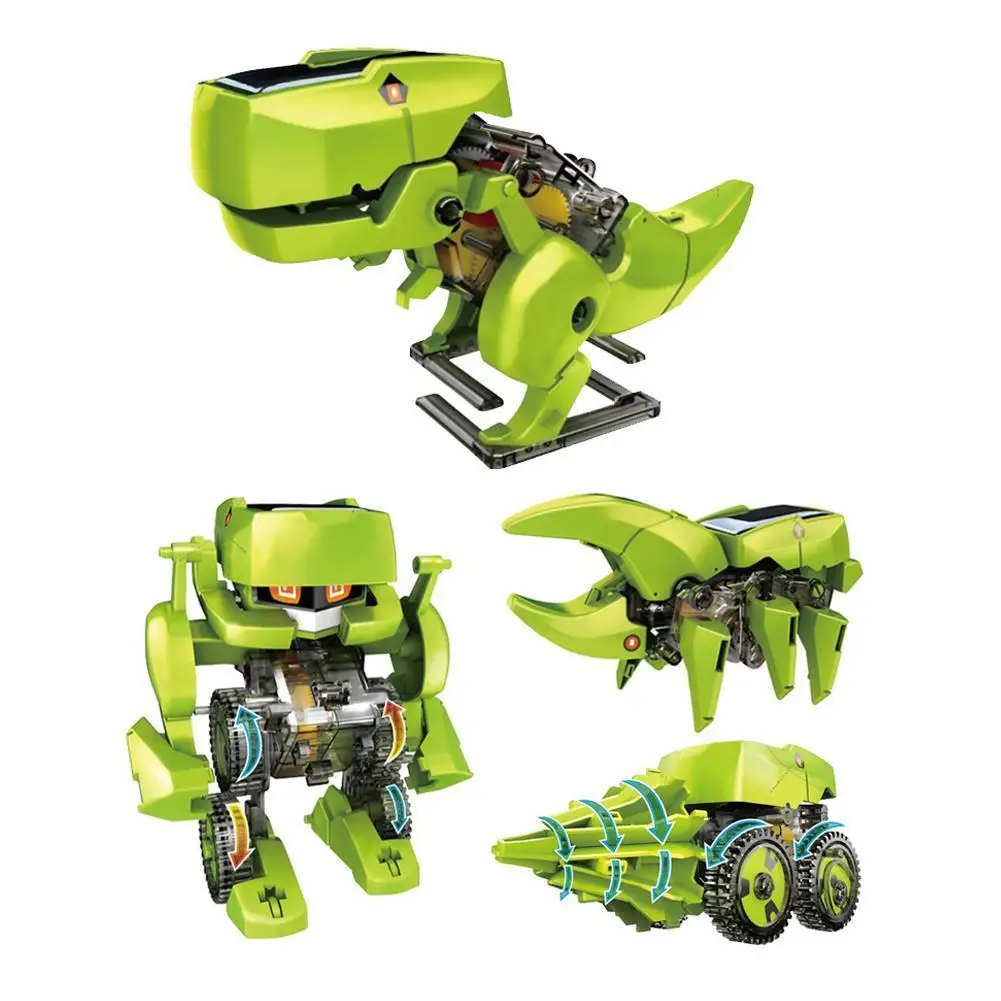 

Solar Toy Robot Diy Assembly Model Dinosaur Technology Production 3 In Physics 1 Experiment Children Science Toy Gifts
