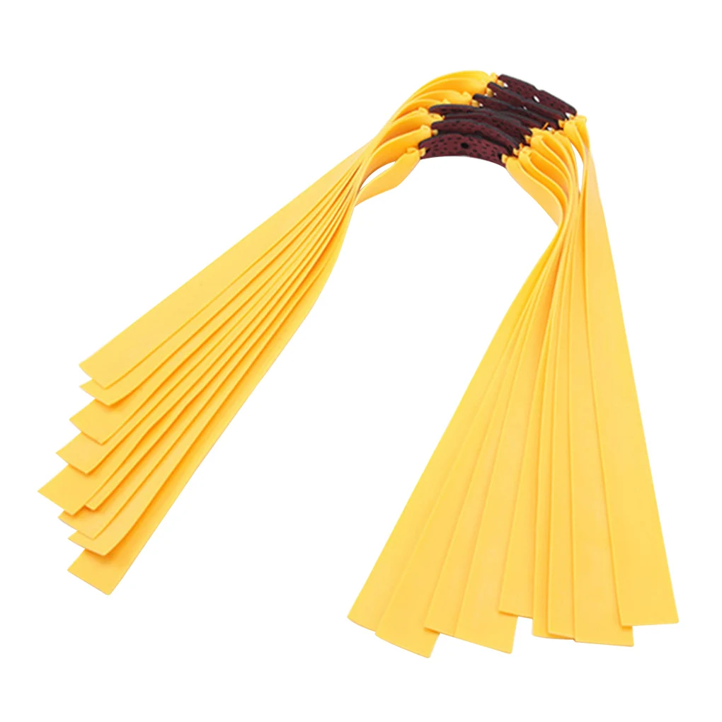 

5pcs Slingshot Elastic Rubber Bands Outdoor Hunting Catapult Flat Type Rubber Bands Accessory