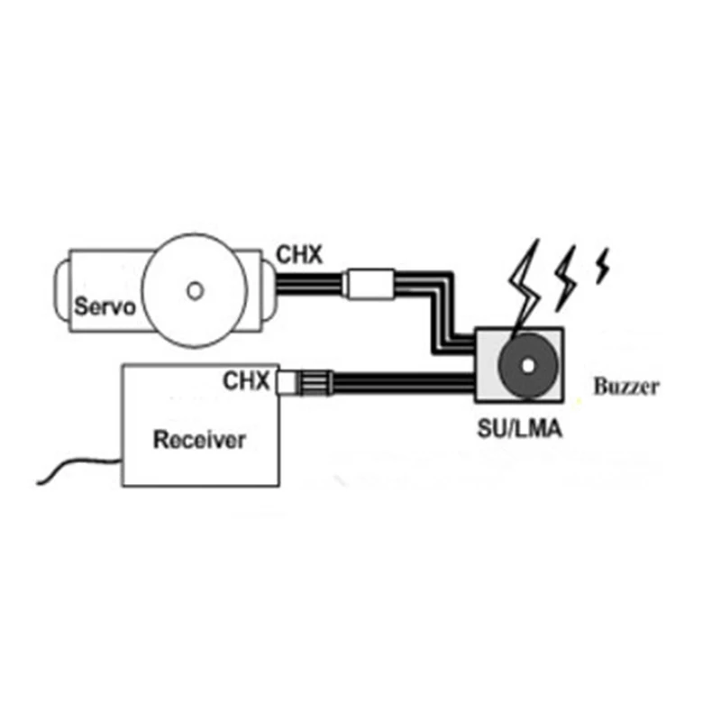 

5PCS Super Light Out-of-control Tracker Tracer Mini Loud Sound Alarm AM / FM / PCM PPM Remote Control 131512 MM for RC Drone
