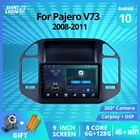 Автомагнитола 2DIN на Android 10 для Mitsubishi Pajero V73 V68 2008-2011, стерео-приемник с GPS-навигацией, автомагнитола, видео без DVD