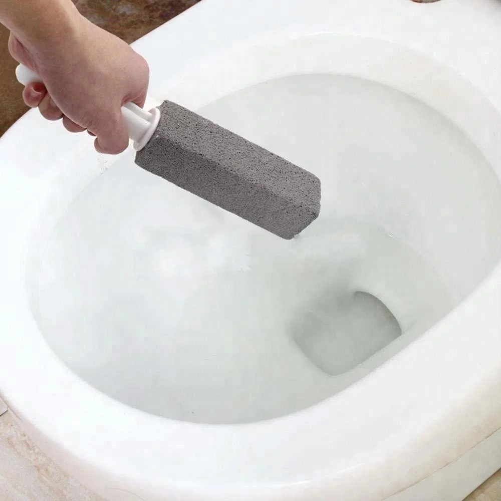 

2/15/100Pcs Pumice Cleaning Stone Handle Toilet Brush Bowl Wand Corner Cleaner Hard Water Ring Remover for Toilets Sinks Bathtub