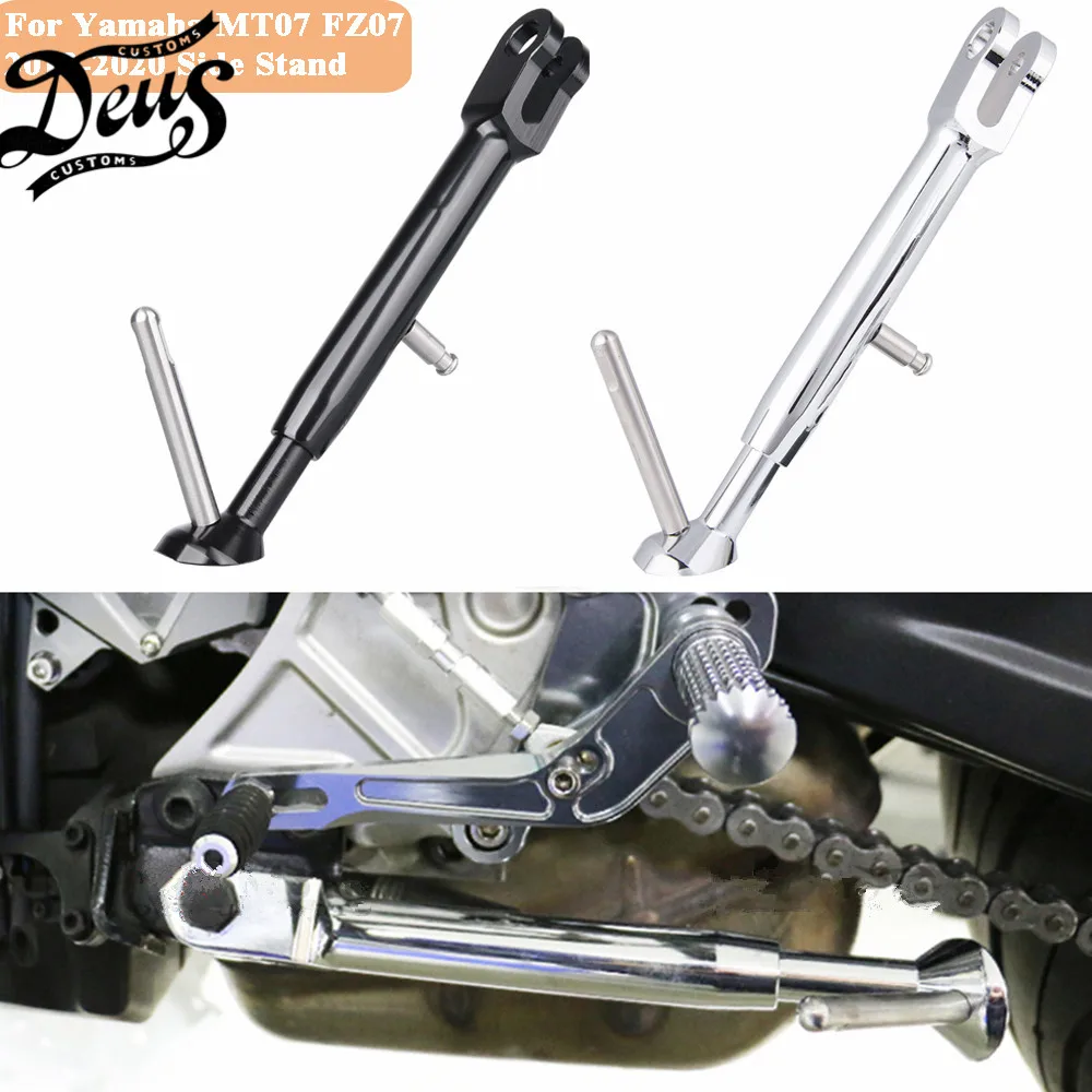 

For Yamaha MT-07 FZ-07 MT07 FZ07 2013-2020 2018 2019 MT 07 Accessories Motorcycle Adjustable Kickstand Foot Side Stand Support