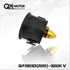 QX-MOTOR бренд DIY модель самолета части весь EDF 70 мм воздуховод вентилятор 2822 3000kv мотор Spindle-4mm двигатель для Jet RC EDF оптовая продажа