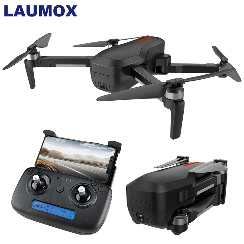 LAUMOX W10 Дрон gps 5G wifi FPV с камерой 4K HD бесщеточный складной RC Квадрокоптер Дрон Vs ZLRC зверь SG906 CG033 F11