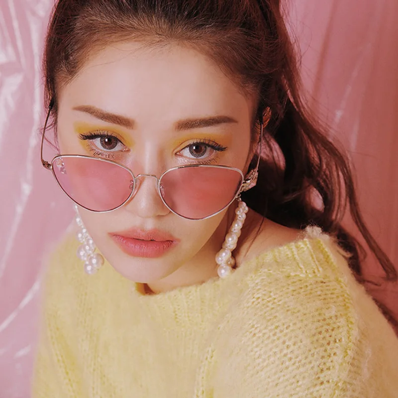 

Очки солнцезащитные «кошачий глаз», винтажные, женские