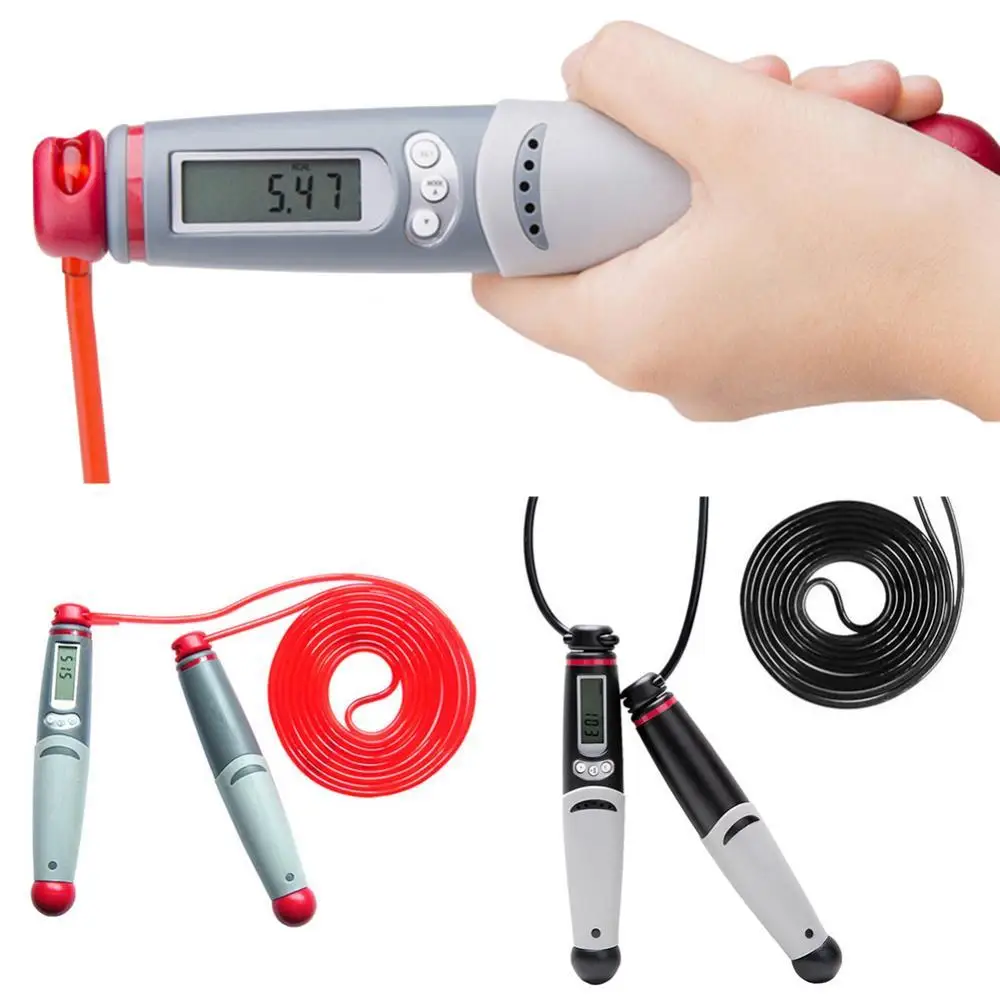 

Sports Fitness Adjustable Fast Speed Counting Jump Rope Counter Skipping Wire