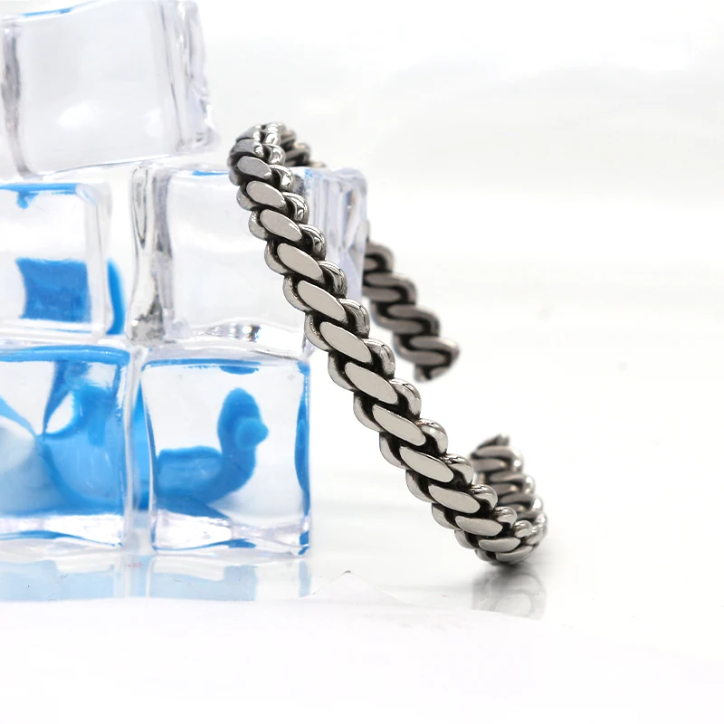 KLDY мужской браслет с узлом из нержавеющей стали крученый на запястье viking Ретро