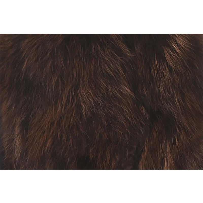 Winter Parka Women Real Fox Fur Coat Natural Raccoon Fur Collar Hooded Jacket Thick Warm Outerwear Fashion Streetwear Removable