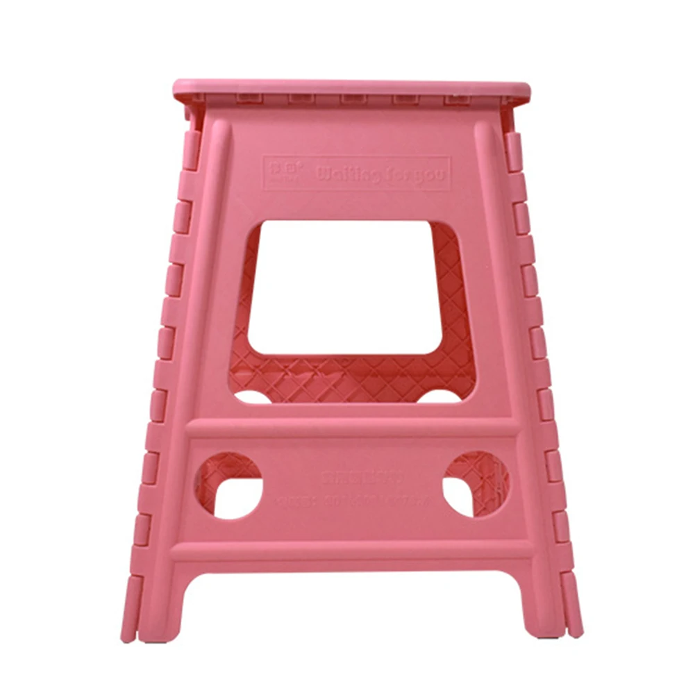 

Store Home Chair Travel Portable Thickened Plastic Outdoor Camping Non Slip Bathroom Folding Step Stool Self Locking Stable