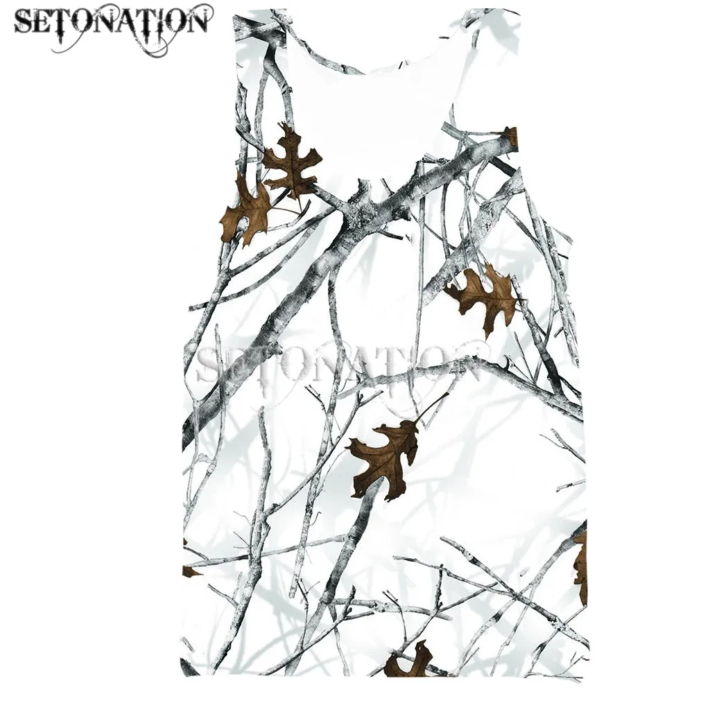 Жилет для снежной охоты мужчин и женщин новинка модный крутой жилет с 3D принтом