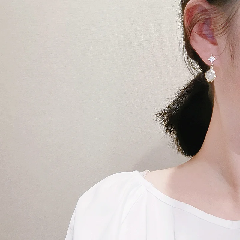 Новые женские серьги золотого цвета металлические полые геометрические