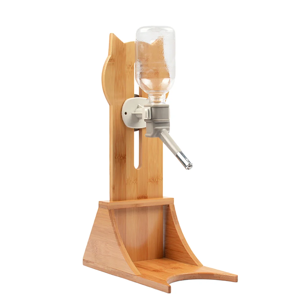 

Creative Pet Dog Hanging Wood Drinking Fountain Dog Water Dispenser Pet Supplies (Water Fountain Frame without Water