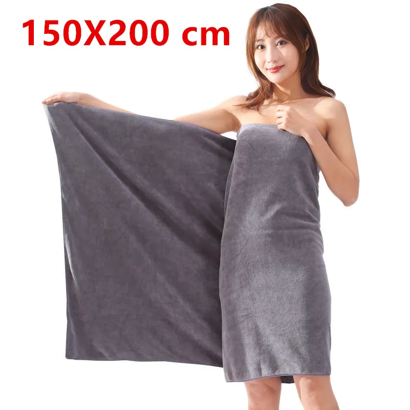 

150X200 cm microfiber bath towel Super soft large bath towel,strong water absorption,suitable for swimming pools,homes,gyms,spas