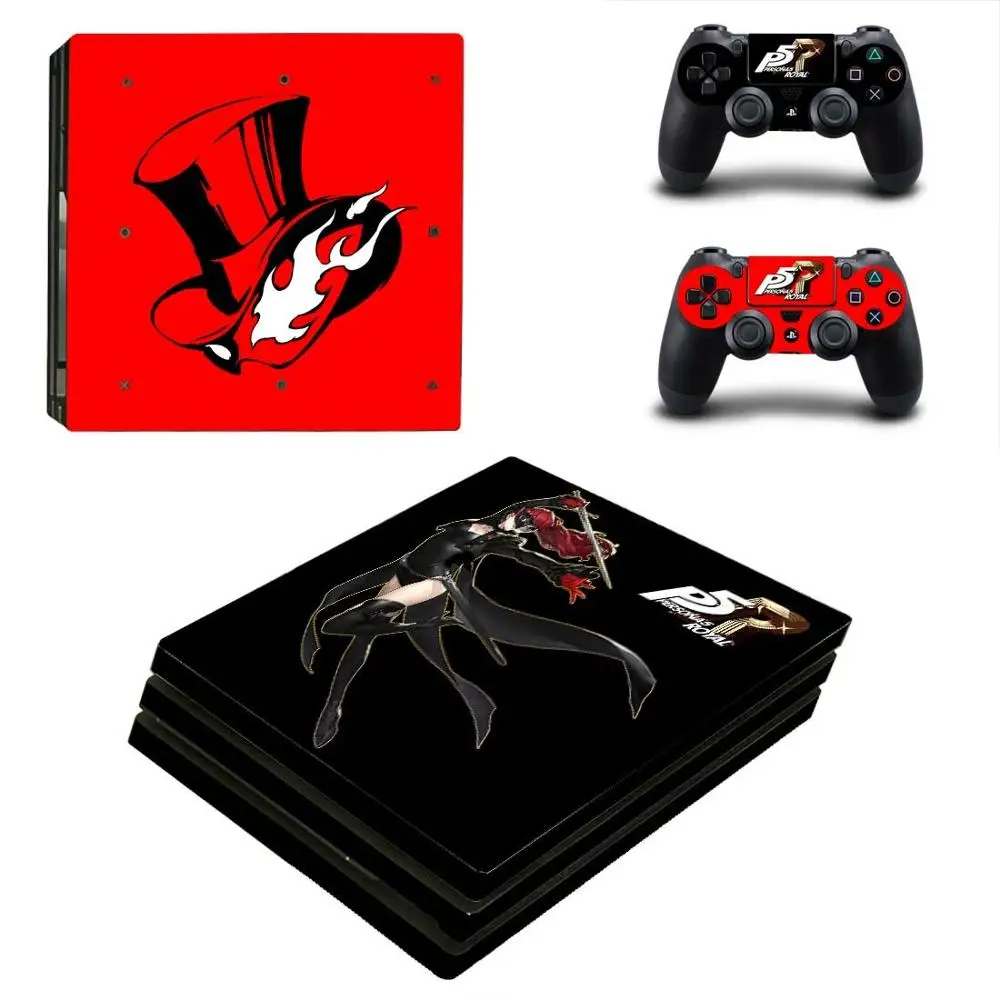 Persona 5: The Royal PS4 Pro sticker s PS 4 Play station стикер кожи для консоли и контроллера playstation Pro| |