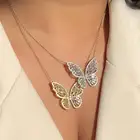 Женское Ожерелье с кулоном в виде бабочки