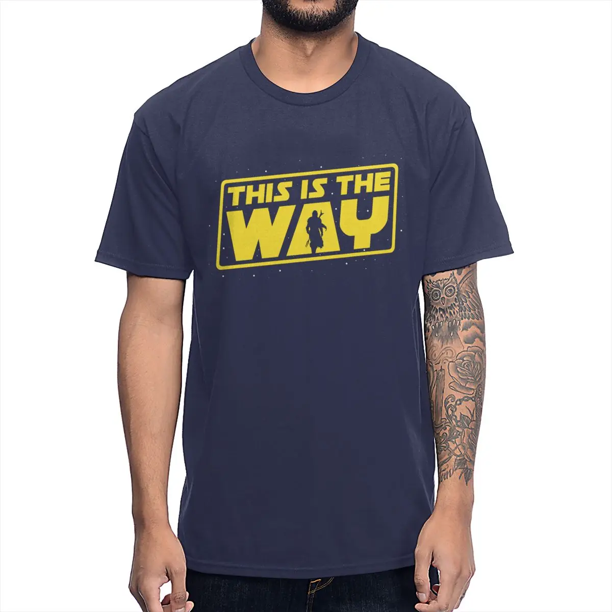 Футболка для мужчин футболки девочек новый ТВ серии Звездные войны мандалориан