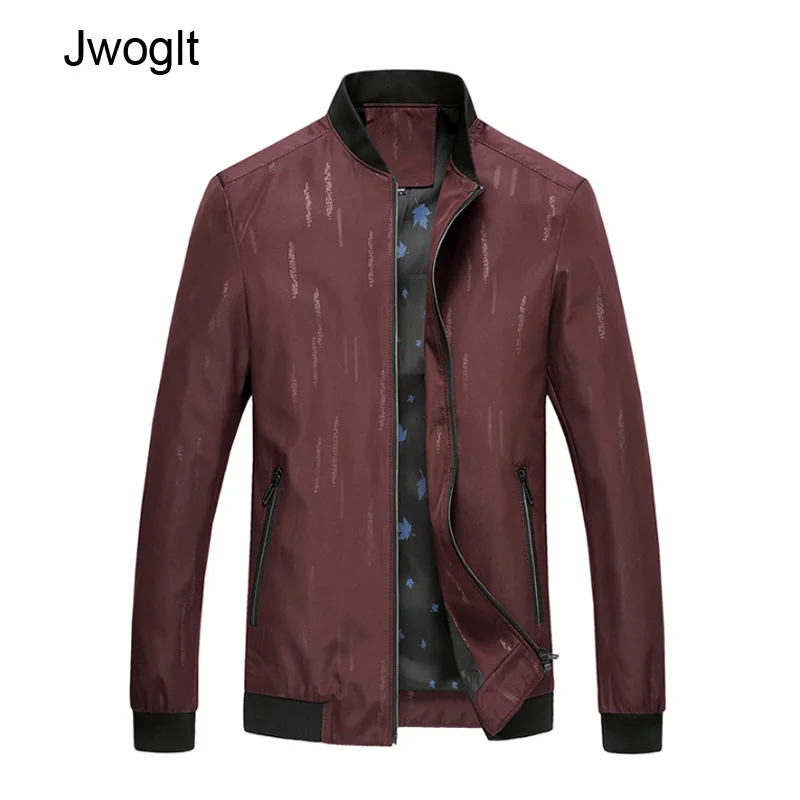 Осенняя Новая повседневная мужская куртка на молнии верхняя одежда с воротником