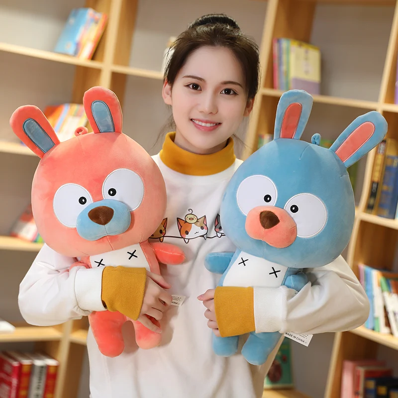 

Soft and cute down cotton kawaii anime rabbit pillow plush toy family car room decoration baby holiday birthday gift
