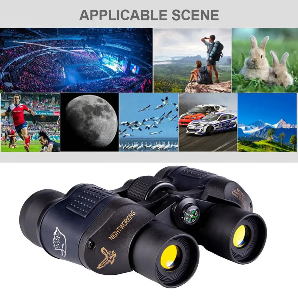 

60x60 High Powered Binoculars HD 10000M Night Vision Binoculars Telescope For Outdoor Bird Watching Outdoor Sports Games