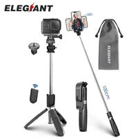 elegiant egs 01 selfie stick tripod smartphone stand holder 360 %c2%b0 rotation live stream makeup for gopro camera telescopic