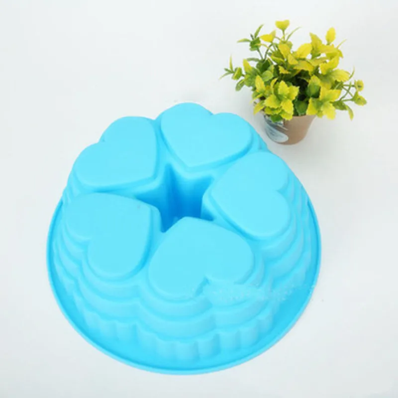 

Силиконовая форма для торта, 3D геометрическая стерео форма, полые круглые формы для торта, мусса, шоколада, выпечки, инструмент для украшени...