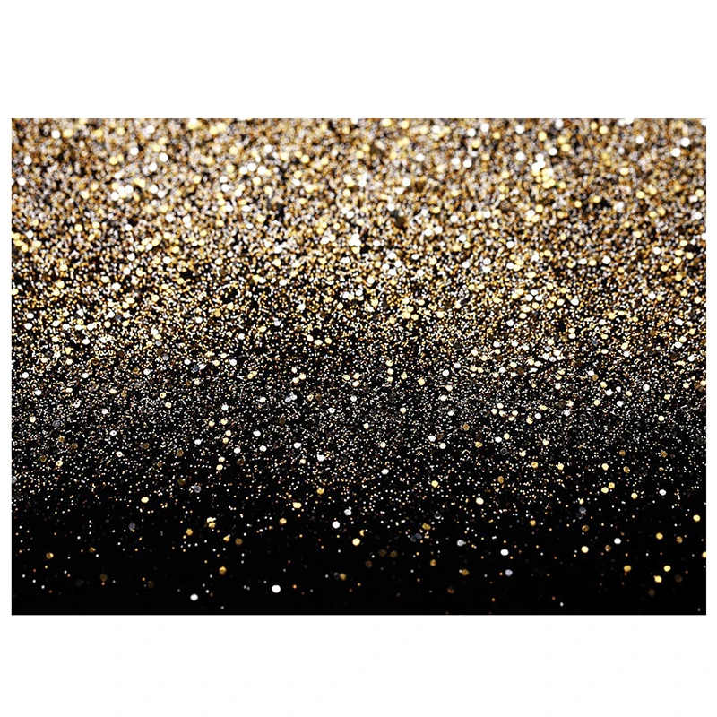 Fondo negro y dorado con puntos dorados, cartel abstracto retro, accesorios de estudio para fiesta de cumplea&ntilde;os familiar y reci&eacute;n nacido-1