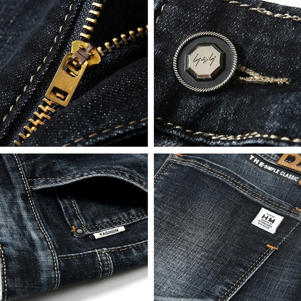 Повседневные облегающие шорты для мужчин джинсовые джоггеры уличная одежда