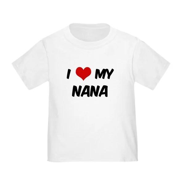 

I Love My Nana Toddler T-Shirt - Cute Toddler T-Shirt, 100% Cotton