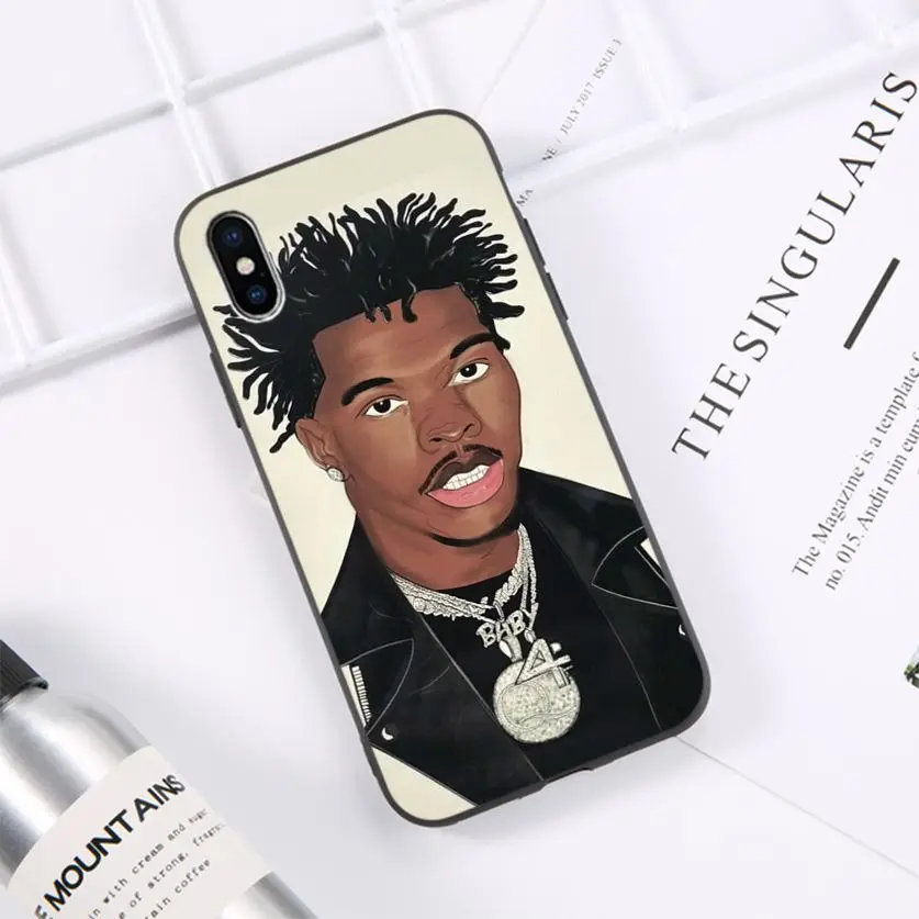 

HTxian lil baby rapper Novelty Fundas Phone Case Cover for iPhone 11 pro XS MAX 8 7 6 6S Plus X 5 5S SE XR casese 2020