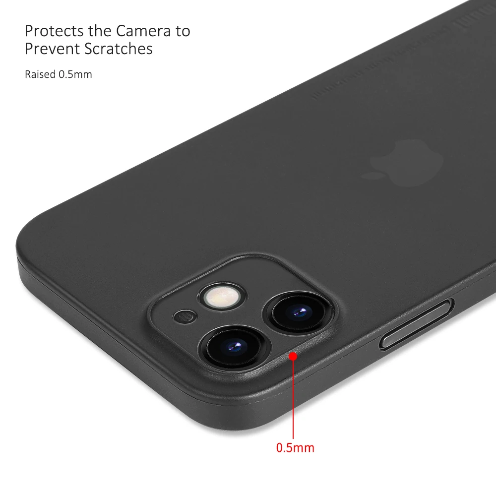 memumi case for iphone 12 mini ultra slim 0 3mm matte back cover for iphone 12 mini thin case minimalist with scratch resistant free global shipping