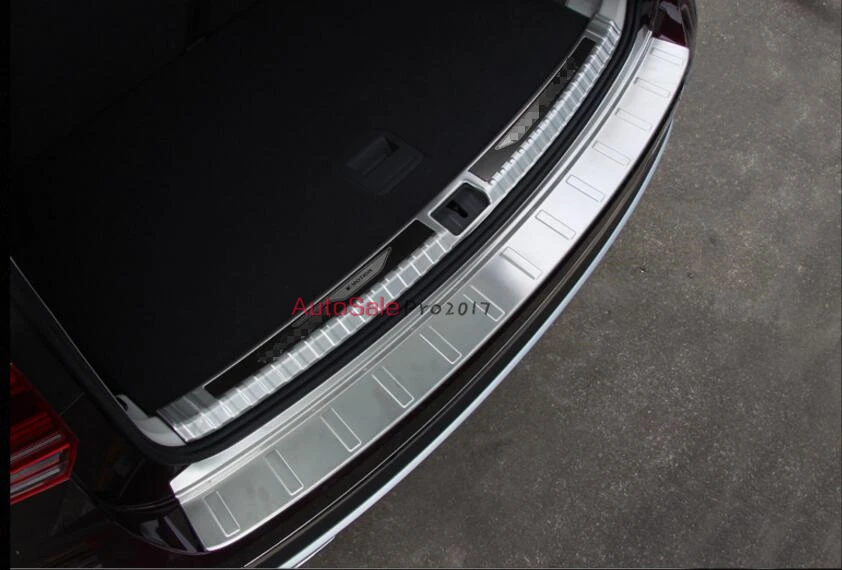 

Внутренняя крышка бампера заднего бампера из нержавеющей стали для Volkswagen VW Atlas Teramont 2017 2018, 1 шт.