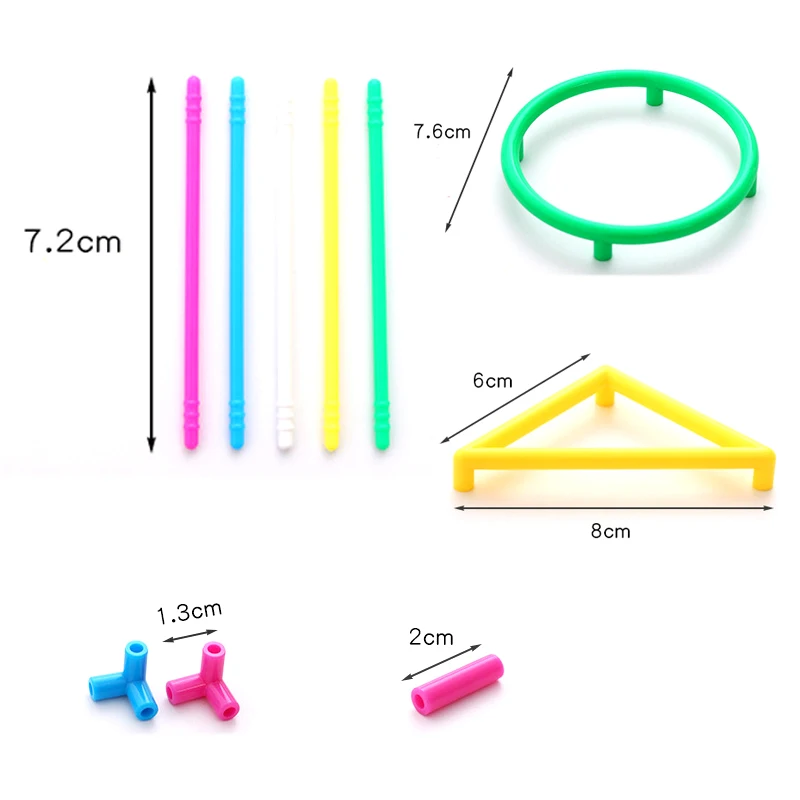 Счетные палочки Монтессори обучающие игрушки для детей креативная