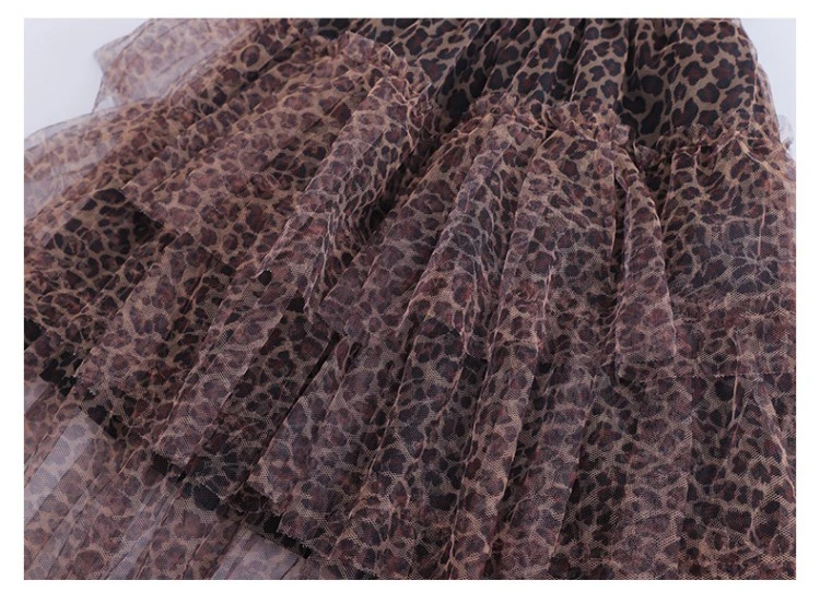 Весенне-летняя многослойная юбка для девочек детская модная длинная юбка-пачка