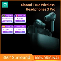 xiaomi earphone 3 pro mi wireless headphones tws bt 5 2 headphones 40db noise reduction 40db waterproof headset with mic