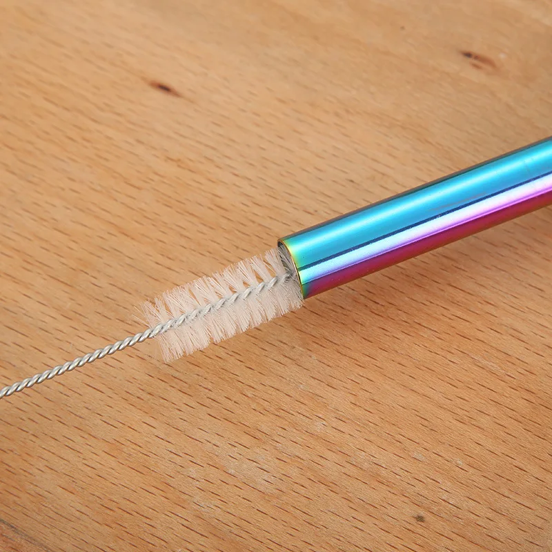 3 шт. Экстра широкая трубочка многоразовая для напитков из нержавеющей стали