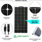 Гибкая солнечная панель, 100 Вт, 200 Вт, ПЭТETFE, фотоэлектрическая фотопанель, монокристаллическая ячейка, 12 В, 24 В, зарядка аккумулятора, 1000 Вт, комплекты домашней системы