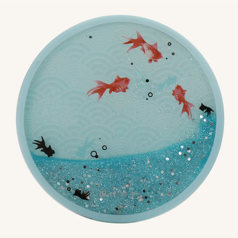 Винтажный коврик для стола с изоляцией водонепроницаемый рандомный силиконовый