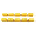 10 шт.лот, новый канальный фейдер, ручка для Рейна 57 TTM57 TTM57sl TTM57mk2 (желтый цвет)