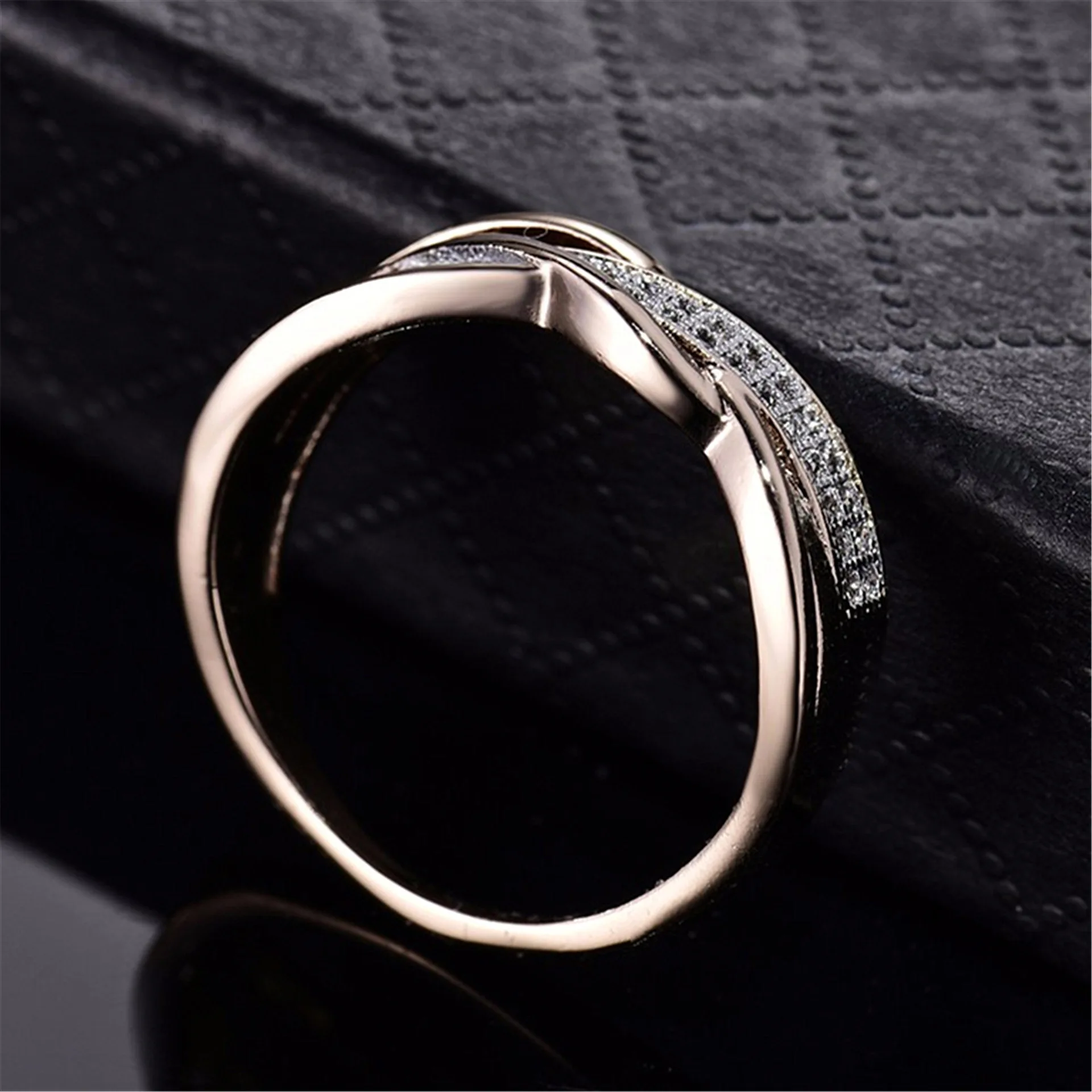 Kemstone Creatived Engagemnet кольцо медь золото посеребренное кольцо для женщин ювелирные изделия подарок